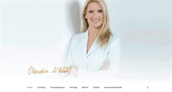 Desktop Screenshot of claudia-kleinert.de